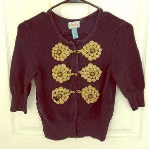 Athropologie Cropped Cardigan